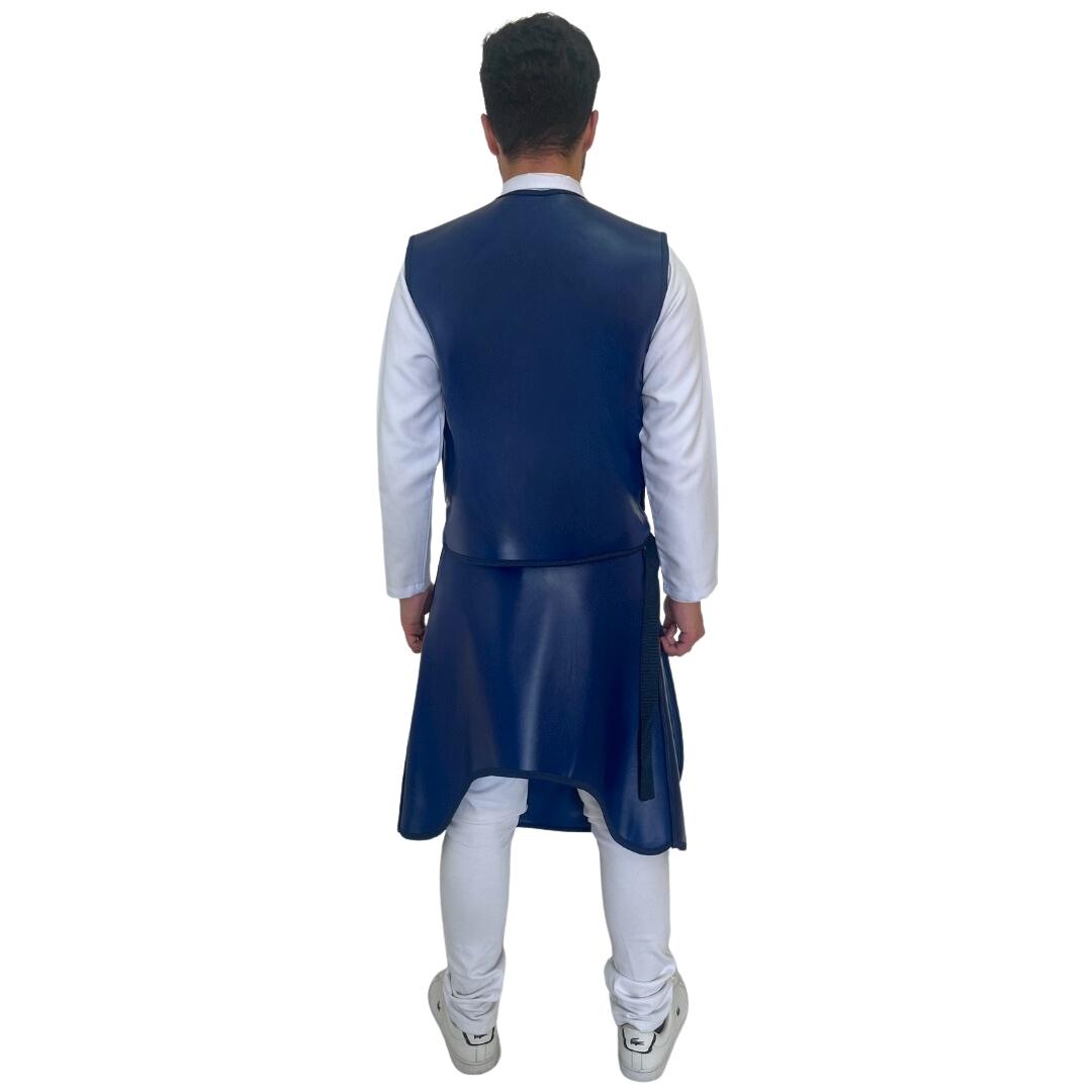 AVENTAL PLUMBÍFERO CONJUNTO SAIA E BLUSA 