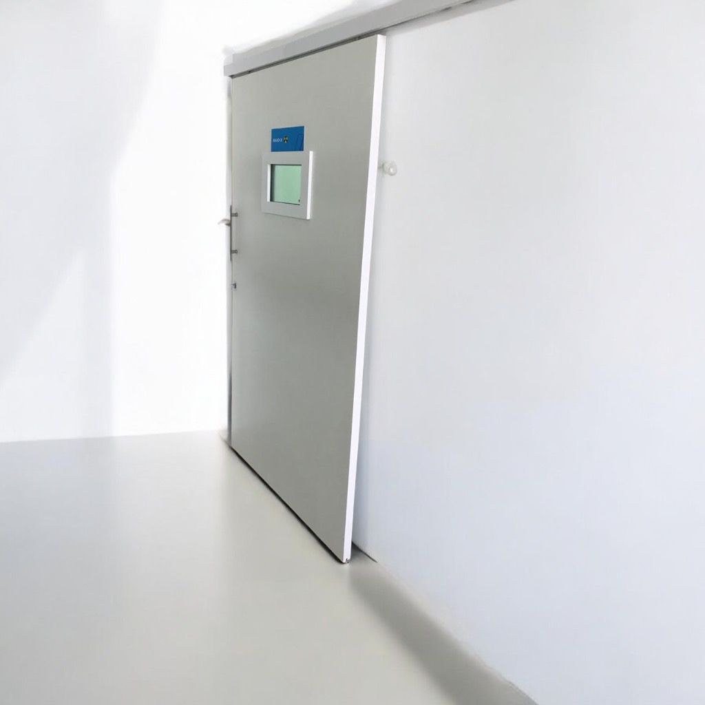 Porta em Chumbo Plumbífera Completa de Correr