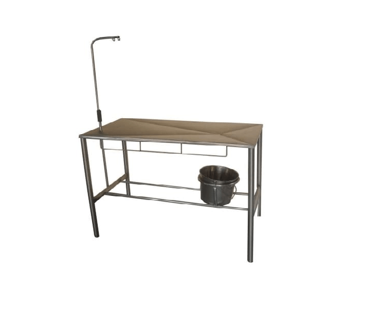 MESA DE ATENDIMENTO VETERINÁRIO - INOX